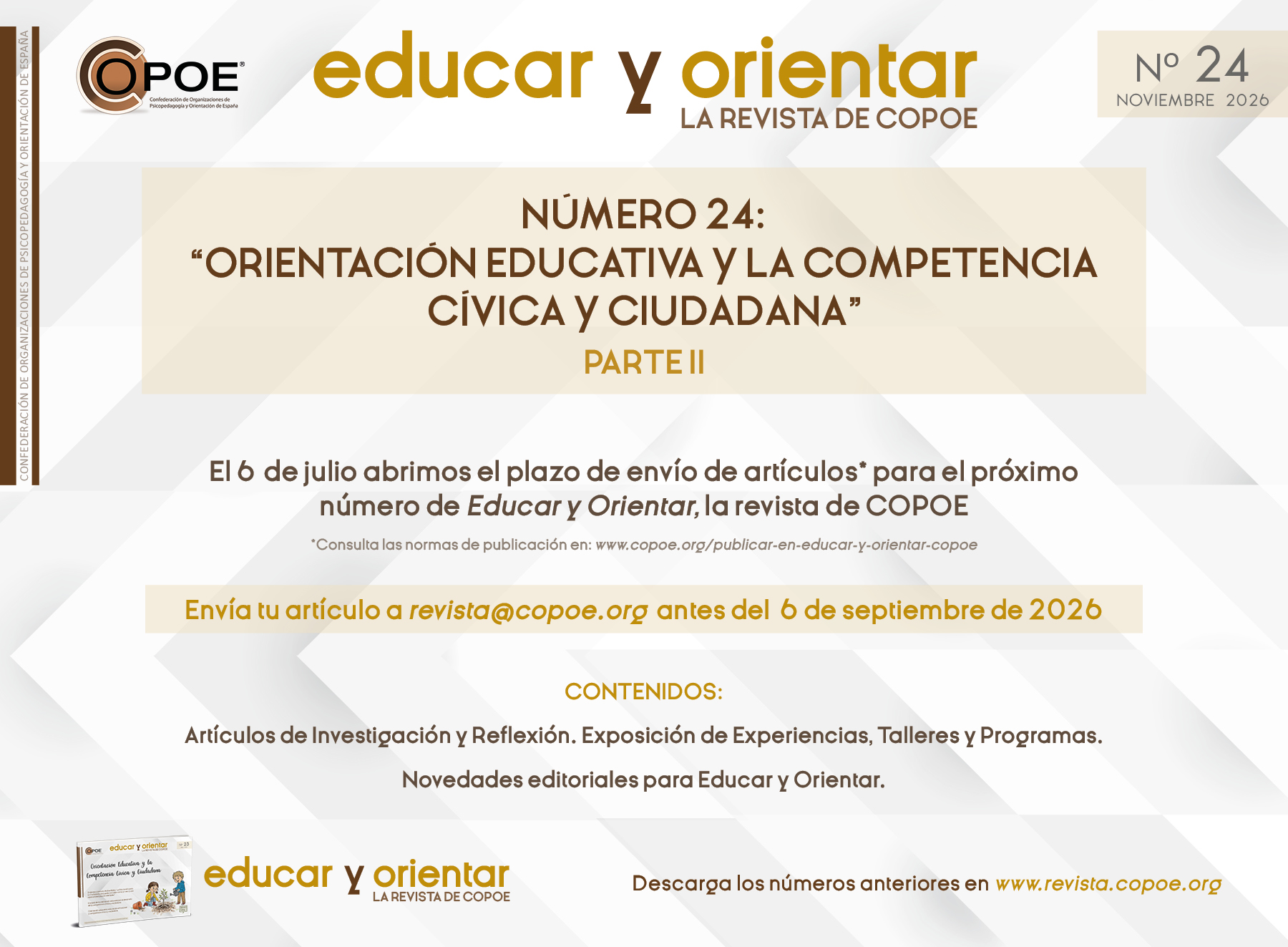 Promo Educar y Orientar COPOE